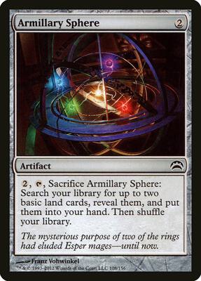 Armillary Sphere card from Planechase 2012