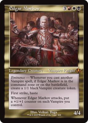 Edgar Markov (Retro Frame) card from Innistrad Remastered