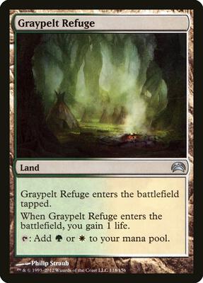 Graypelt Refuge card from Planechase 2012