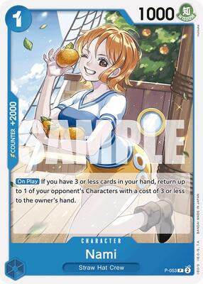 Nami (P-053) (Reprint) card from Premium Booster -The Best-