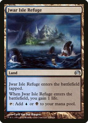 Jwar Isle Refuge card from Planechase 2012