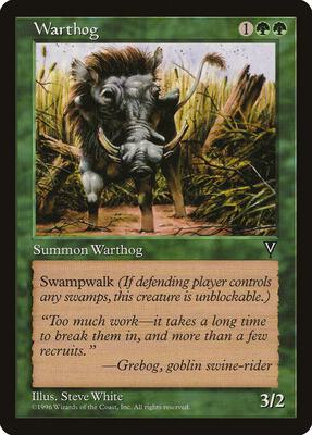 Warthog card from Visions