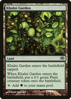 Khalni Garden card from Planechase 2012