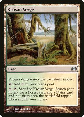 Krosan Verge card from Planechase 2012