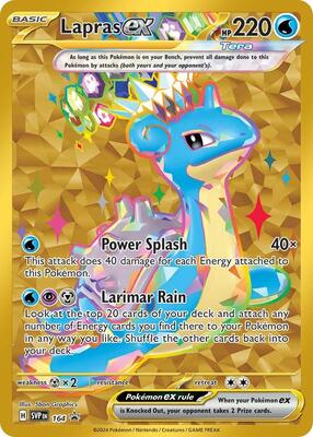 Lapras ex - 164 card from SV: Scarlet & Violet Promo Cards
