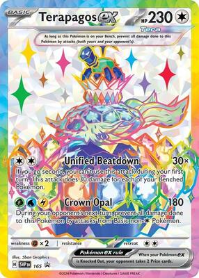 Terapagos ex - 165 card from SV: Scarlet & Violet Promo Cards