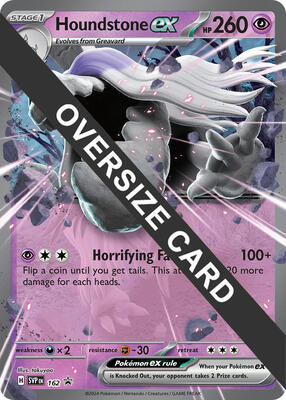 Houndstone ex - 162 card from Jumbo Cards