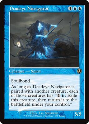 Deadeye Navigator (Retro Frame) card from Launch Party & Release Event Promos