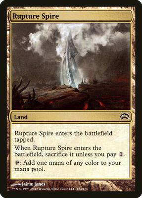Rupture Spire card from Planechase 2012