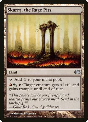 Skarrg, the Rage Pits card from Planechase 2012