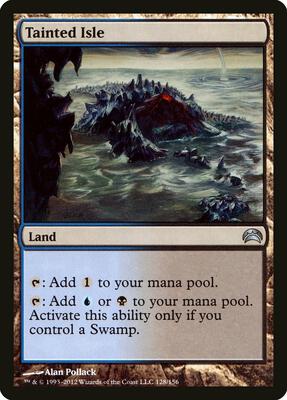 Tainted Isle card from Planechase 2012