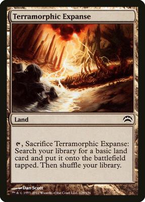 Terramorphic Expanse card from Planechase 2012
