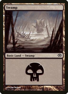 Swamp (146) card from Planechase 2012