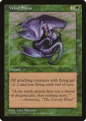 Wind Shear card from Visions