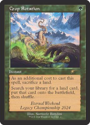 Crop Rotation (Retro Frame) (Eternal Weekend 2024 Promo) card from Unique and Miscellaneous Promos