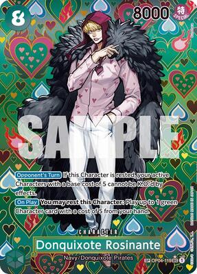 Donquixote Rosinante (SP) card from Emperors in the New World