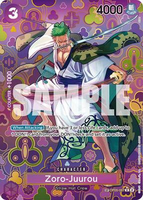 Zoro-Juurou (SP) card from Emperors in the New World