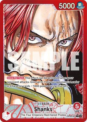 Shanks (001) (Parallel) card from Emperors in the New World