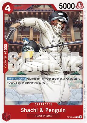 Shachi & Penguin card from Emperors in the New World