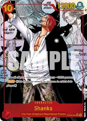 Shanks (004) (Manga) card from Emperors in the New World