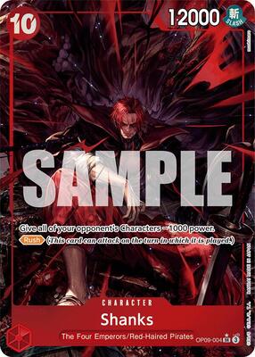 Shanks (004) (Alternate Art) card from Emperors in the New World