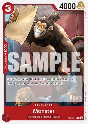 Monster card from Emperors in the New World