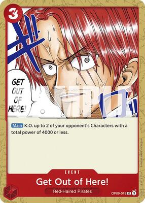 Get Out of Here! card from Emperors in the New World