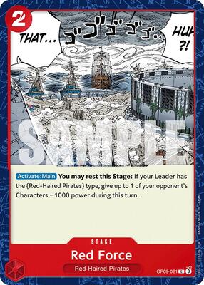 Red Force card from Emperors in the New World