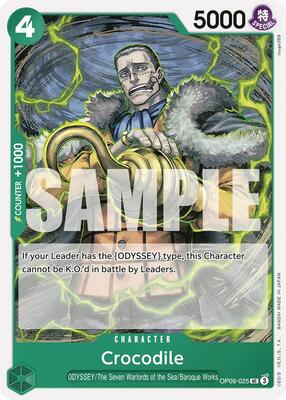 Crocodile (025) card from Emperors in the New World