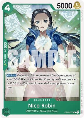 Nico Robin (033) card from Emperors in the New World