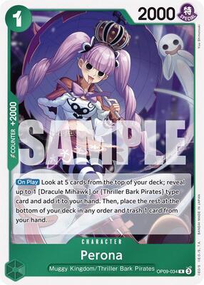 Perona card from Emperors in the New World