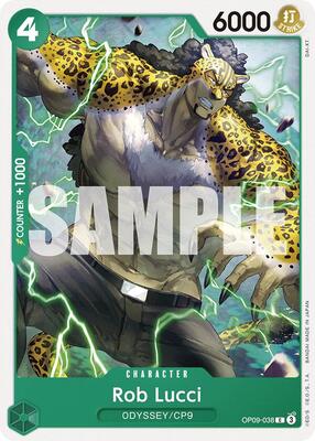 Rob Lucci (038) card from Emperors in the New World
