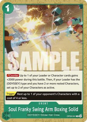 Soul Franky Swing Arm Boxing Solid card from Emperors in the New World
