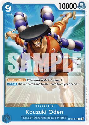 Kouzuki Oden card from Emperors in the New World