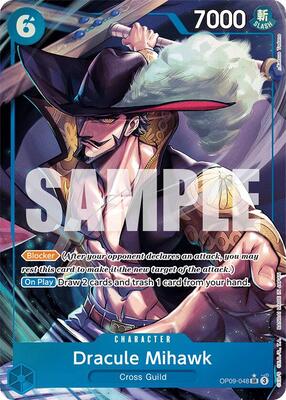 Dracule Mihawk (Parallel) card from Emperors in the New World