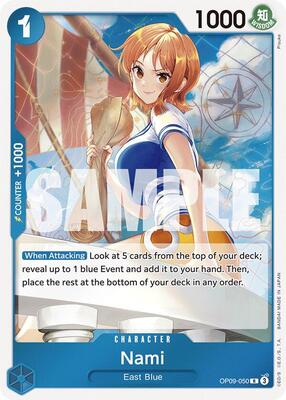Nami (050) card from Emperors in the New World