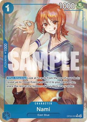 Nami (050) (Parallel) card from Emperors in the New World