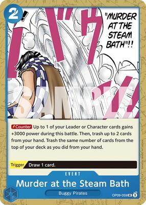 Murder at the Steam Bath card from Emperors in the New World