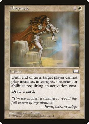 Abeyance card from Weatherlight
