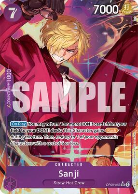 Sanji (065) (Parallel) card from Emperors in the New World