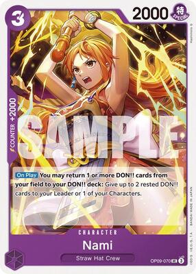 Nami (070) card from Emperors in the New World
