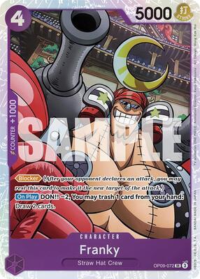 Franky card from Emperors in the New World