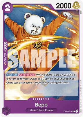 Bepo card from Emperors in the New World