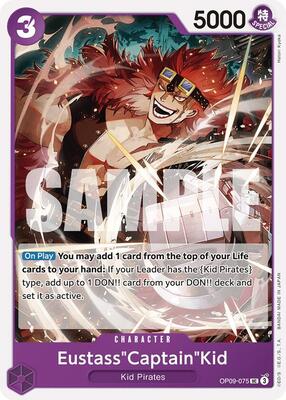 Eustass"Captain"Kid card from Emperors in the New World