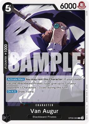 Van Augur card from Emperors in the New World