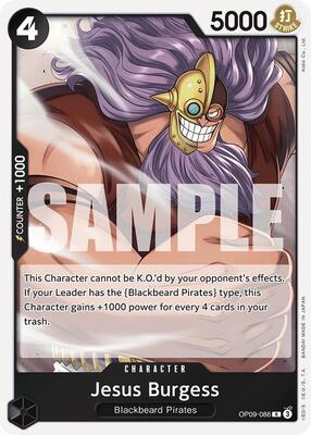 Jesus Burgess card from Emperors in the New World