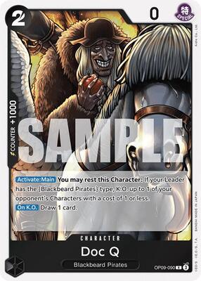 Doc Q card from Emperors in the New World
