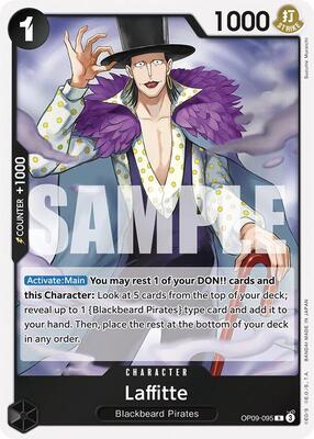 Laffitte card from Emperors in the New World