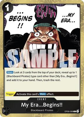 My Era...Begins!! card from Emperors in the New World