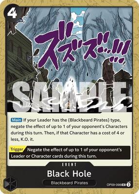 Black Hole card from Emperors in the New World